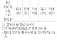 게임 운영정책 개정