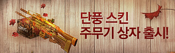 단풍 스킨 주무기 상자 출시!