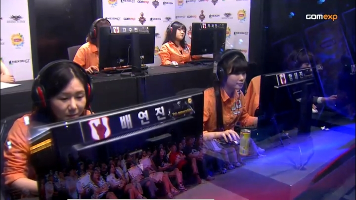 서든어택 챔피언스리그 2014 섬머 여성부 8강 B조 2경기  퍼스트 제네레이션 vs 스팀팩파이브 1Set
