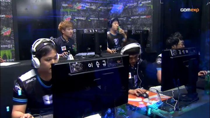 2014 마운틴듀 서든어택 챔피언스리그 윈터 일반부 8강 A조 2경기 1set  Xenics-Storm VS Revolutionarys