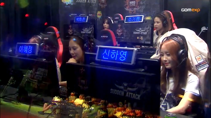 2015 립톤 서든어택 챔피언스리그 섬머 여성부 8강 A조 5경기  MiraGe[FLAME] vs BattleZone