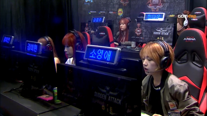 2015 립톤 서든어택 챔피언스리그 섬머 여성부 4강 1경기  MiraGe[FLAME] vs icsu