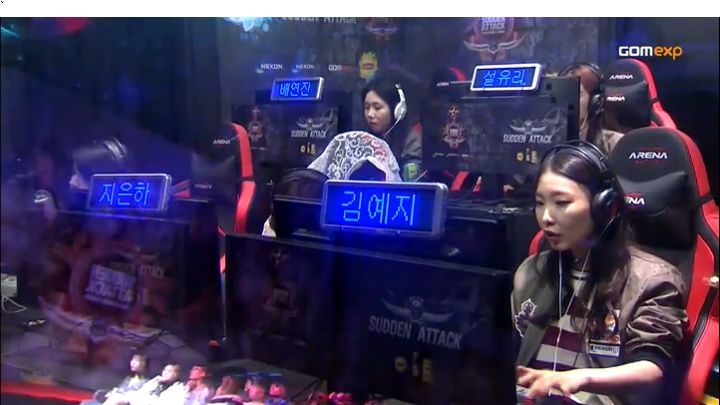 2015 립톤 서든어택 챔피언스리그 섬머 여성부 결승전 1set  MiraGe[FLAME] vs remarkable!!