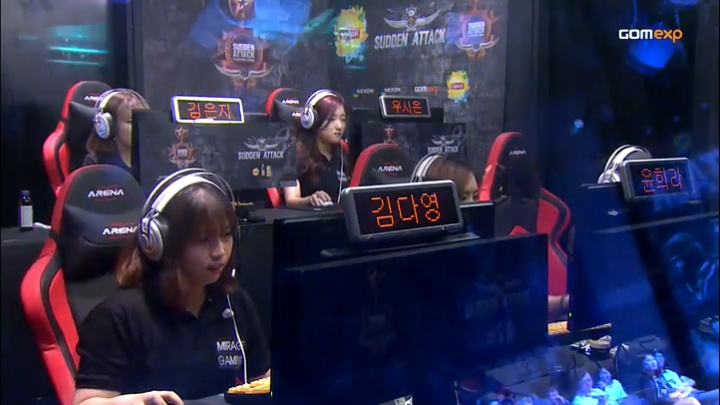 2015 립톤 서든어택 챔피언스리그 섬머 여성부 결승전 2set  MiraGe[FLAME] vs remarkable!!