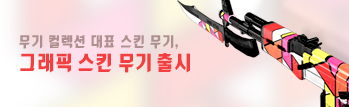 심플하고 감각적인 패턴! 그래픽 스킨 무기 출시