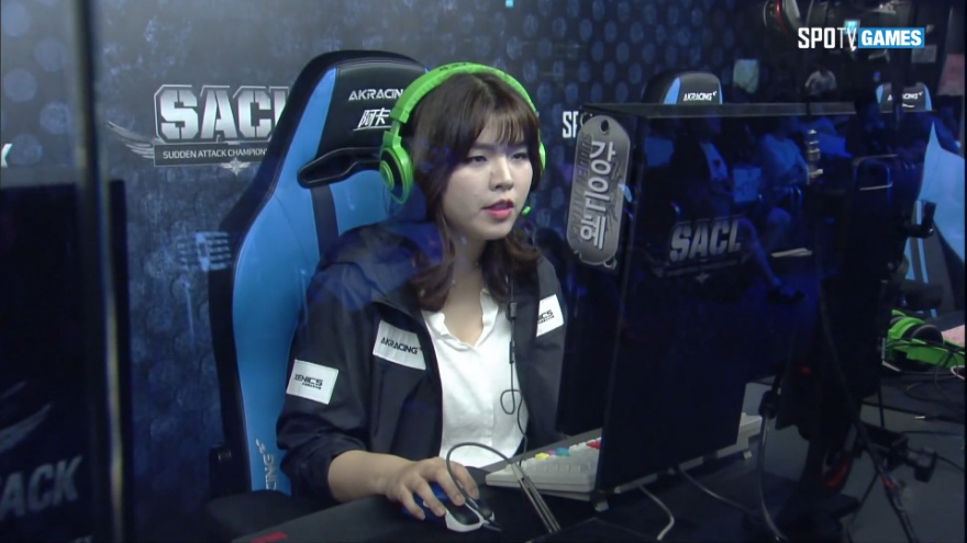 2017 서든어택 챔피언스리그  여성부 8강 A조 3경기 3set  pentagram: vs XenicsFlame  [벙커]