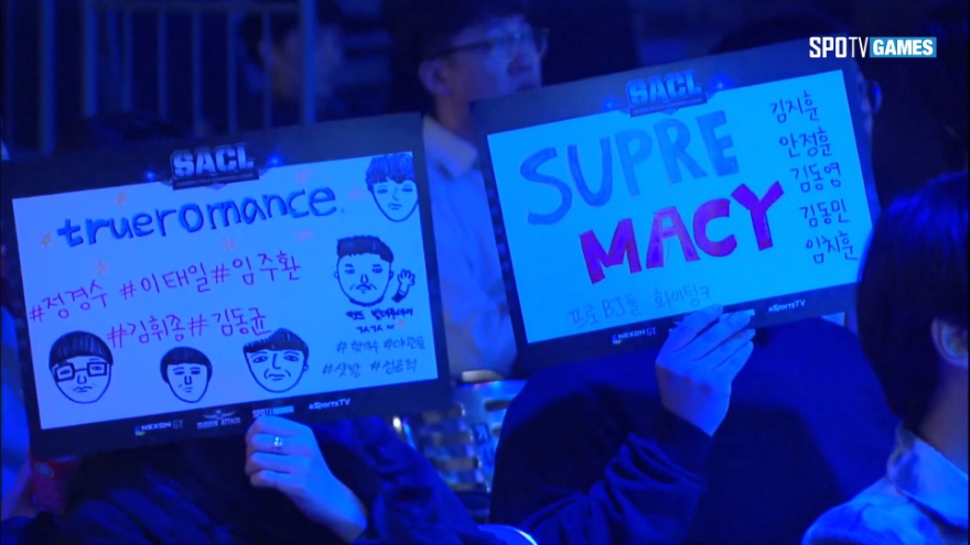 2017 서든어택 챔피언스리그  일반부 8강 3경기 1set  supre`roccat vs trueromance.  [데저트2]