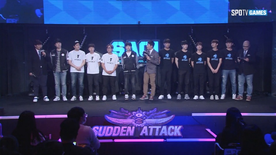 2017 서든어택 챔피언스리그  일반부 결승전 1set  Xenics-Storm vs supre`ROCCAT  [데저트2]