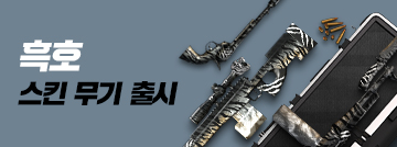 흑호 스킨 무기 출시